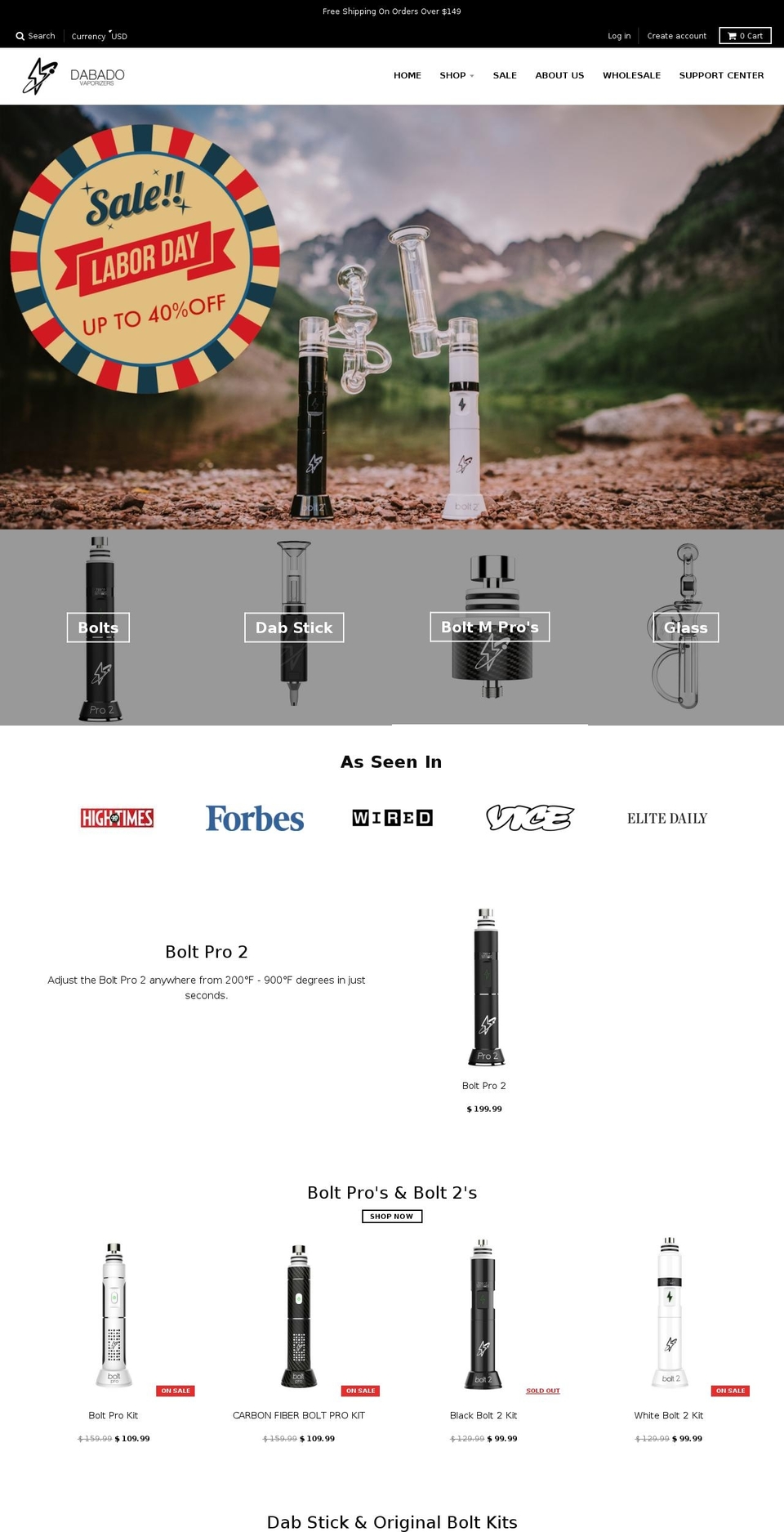 dabadolabs.com — Shopify storefront screenshot