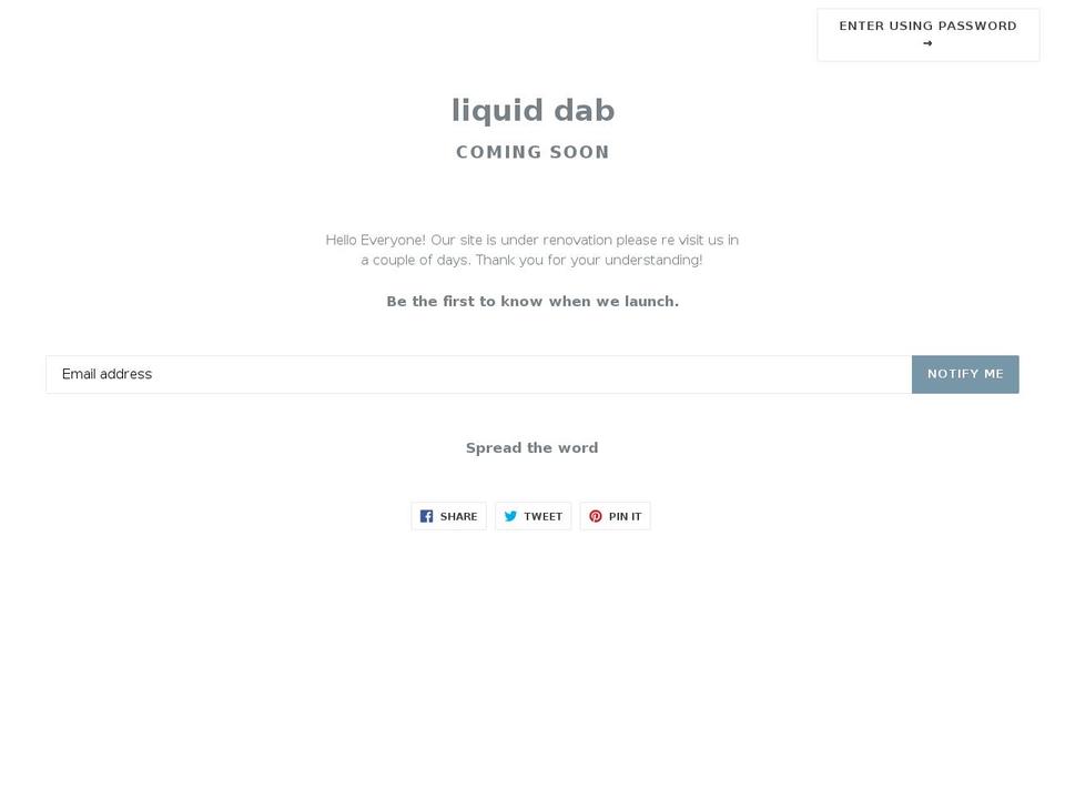 dabnout.com — Shopify storefront screenshot
