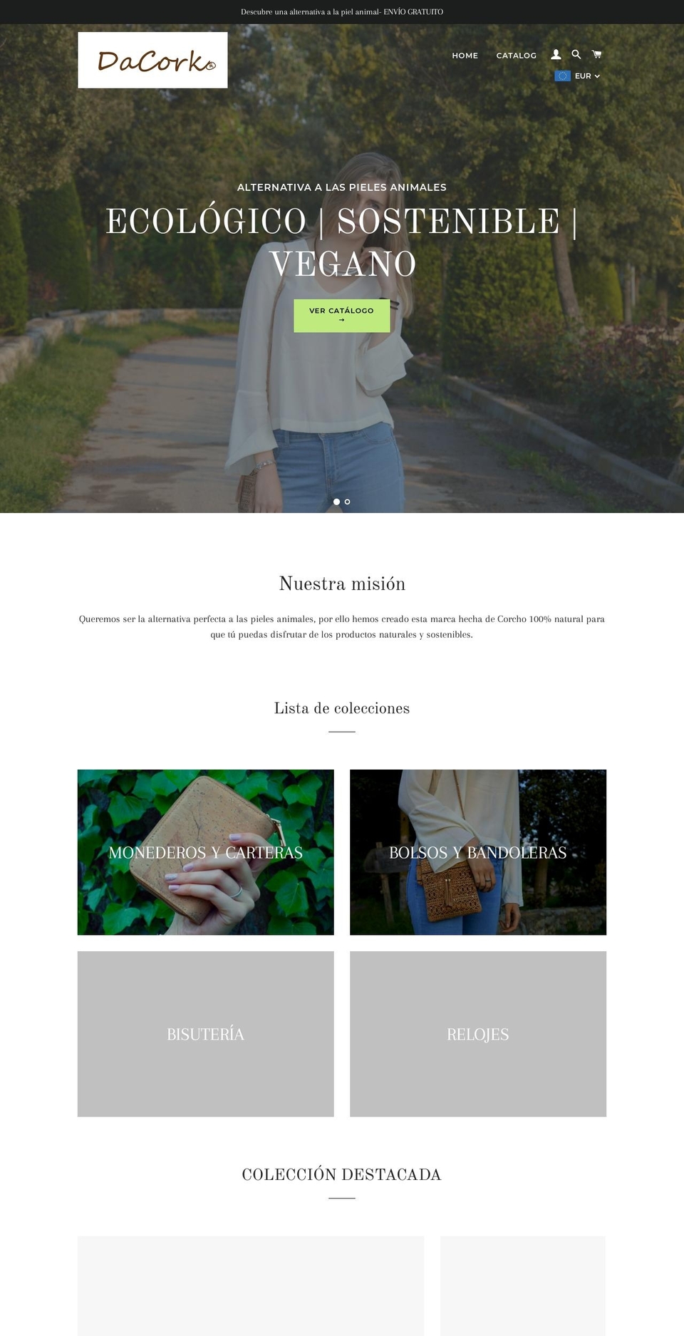 dacork.com — Shopify storefront screenshot