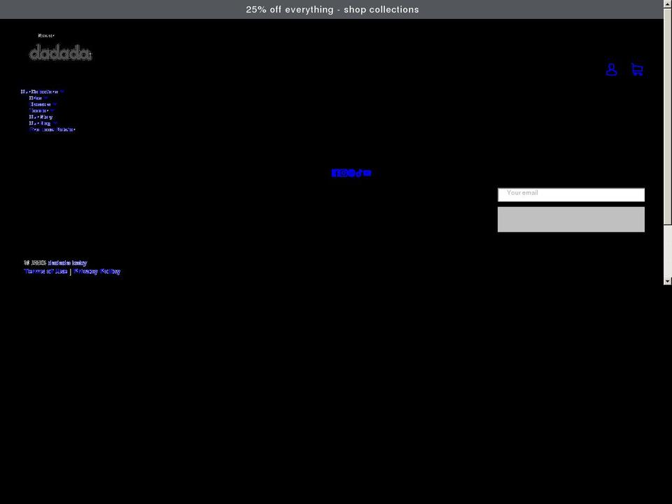Alexis Shopify theme site example dadadababy.com