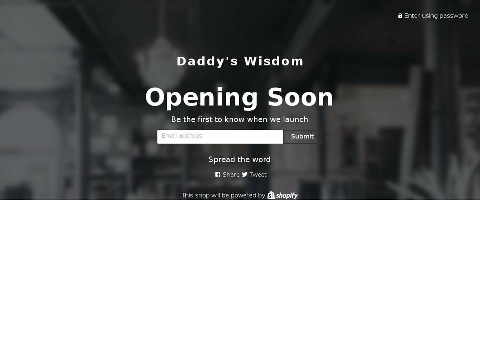 konversion-Tabarnapp Shopify theme site example daddyswisdom.com