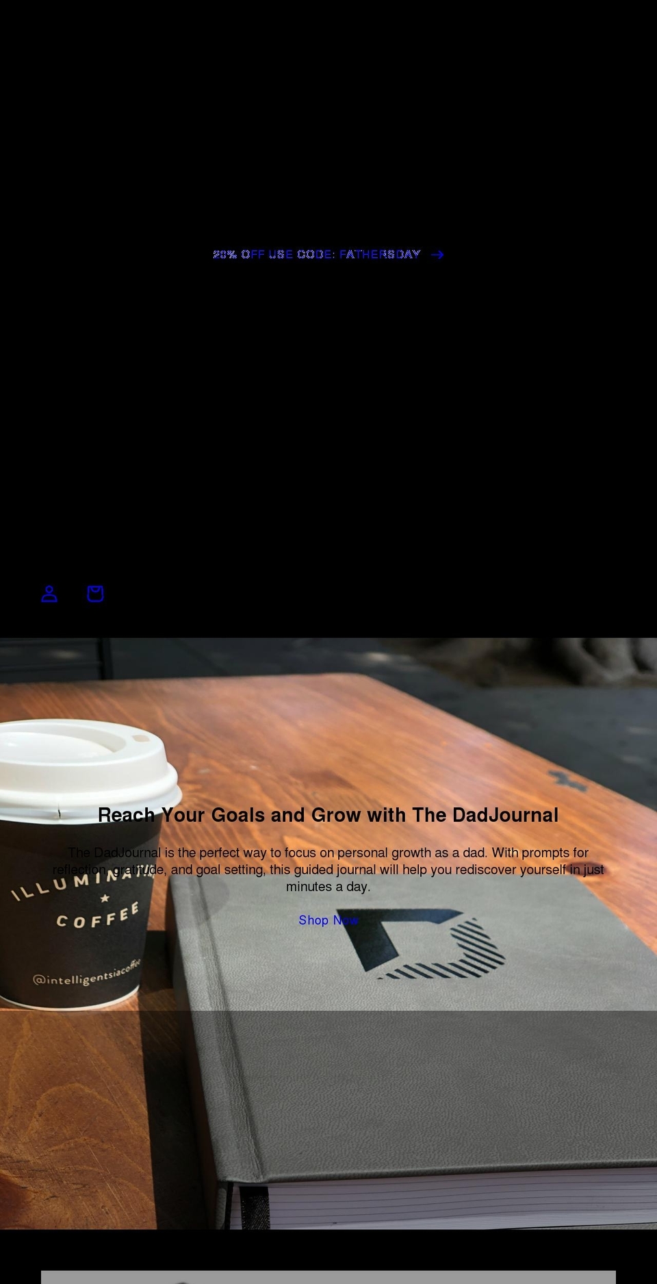 dadjournal.co shopify website screenshot