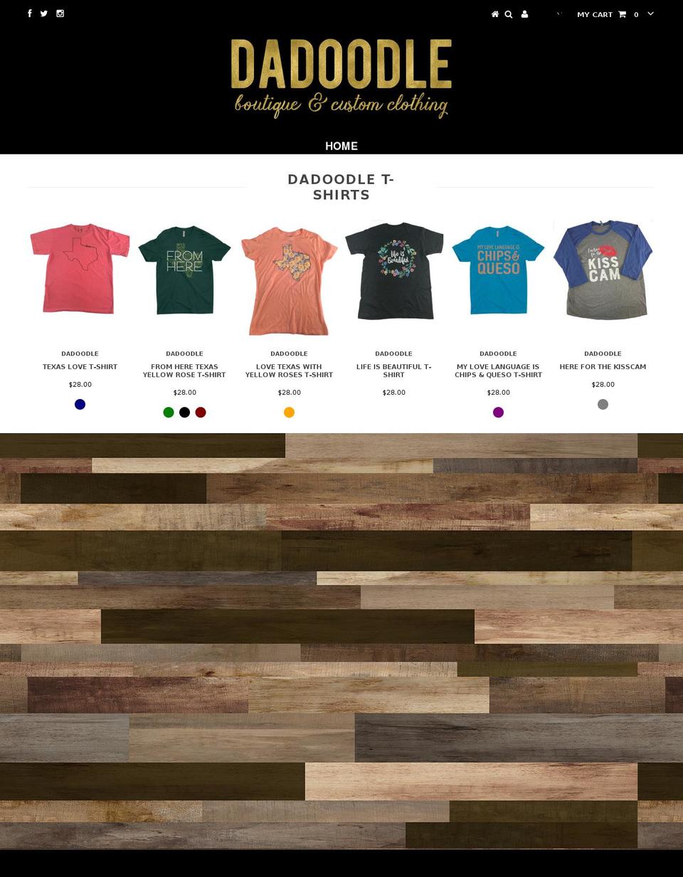 dadoodle.com shopify website screenshot