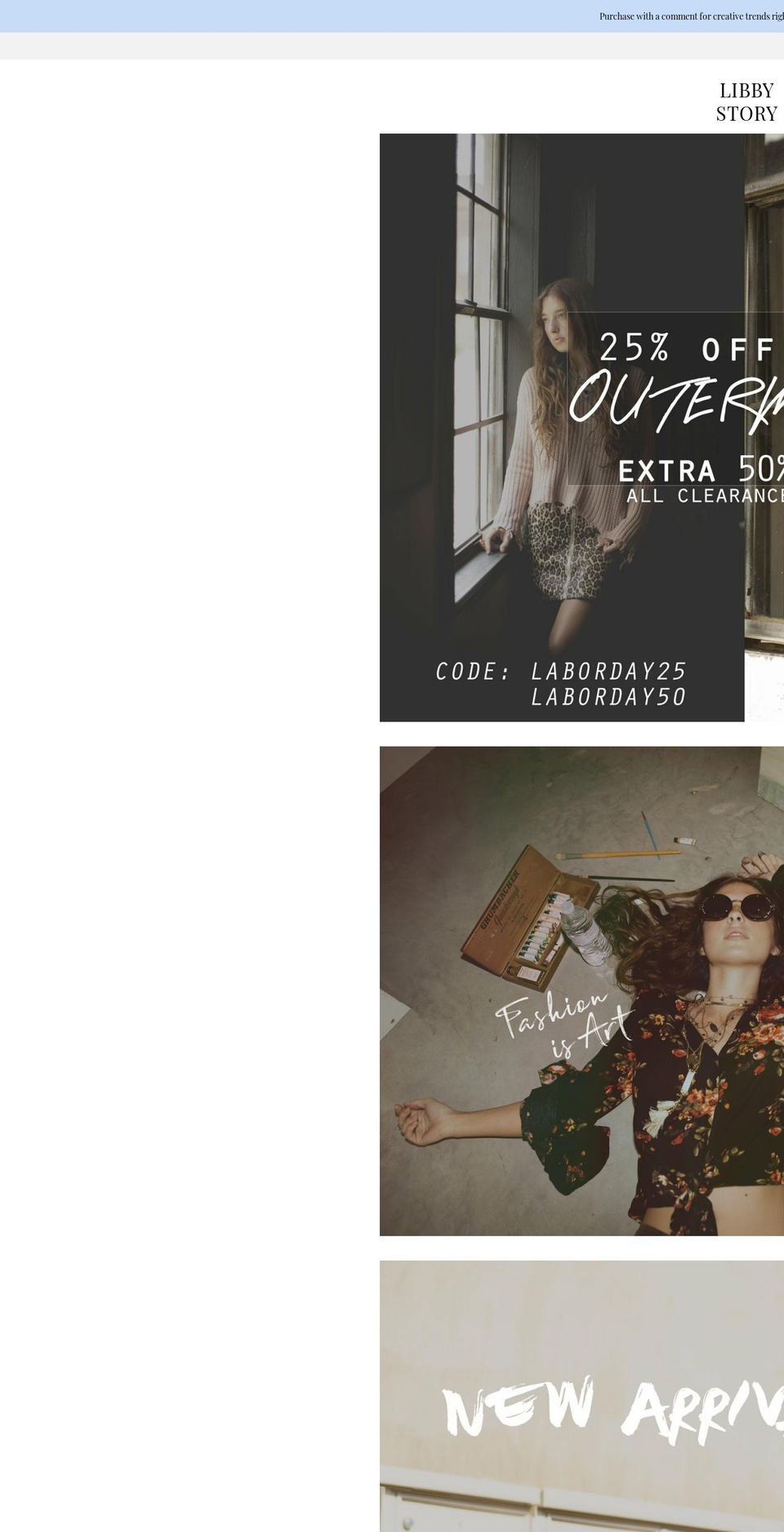 daedalclothing.com — Shopify storefront screenshot