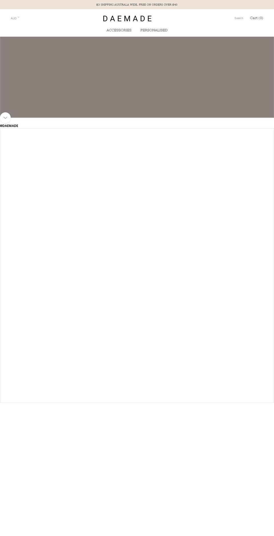 daemade.com shopify website screenshot