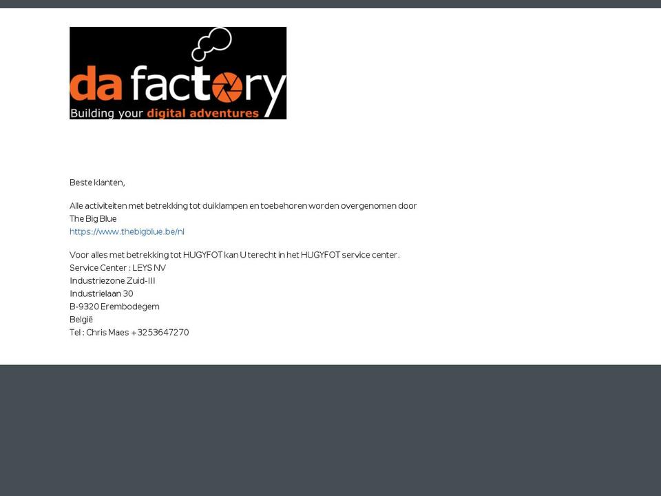 dafactory.uk shopify website screenshot