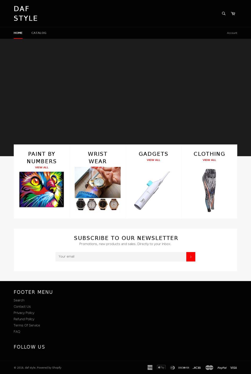 dafstyle.com — Shopify storefront screenshot