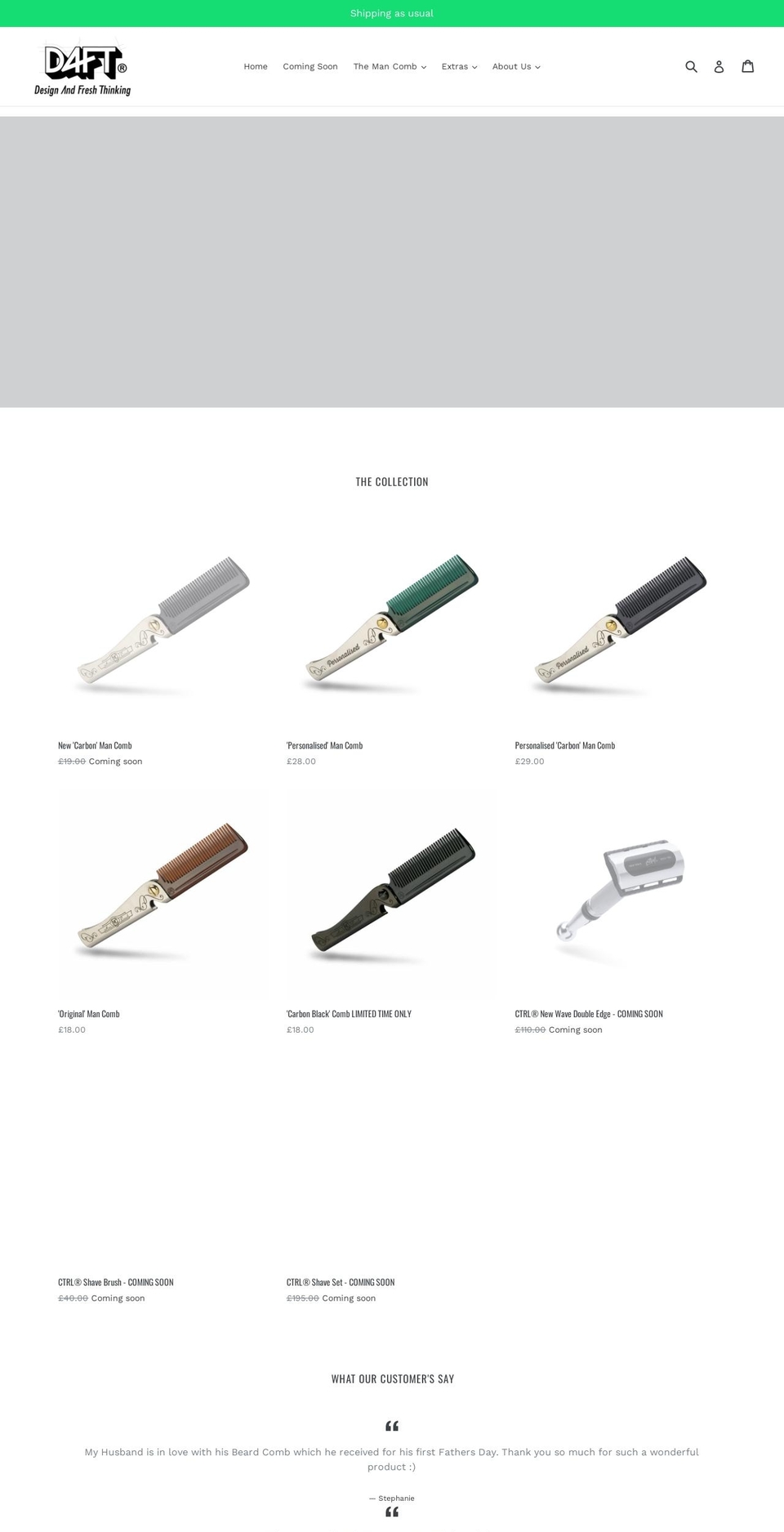 daftbrand.com — Shopify storefront screenshot