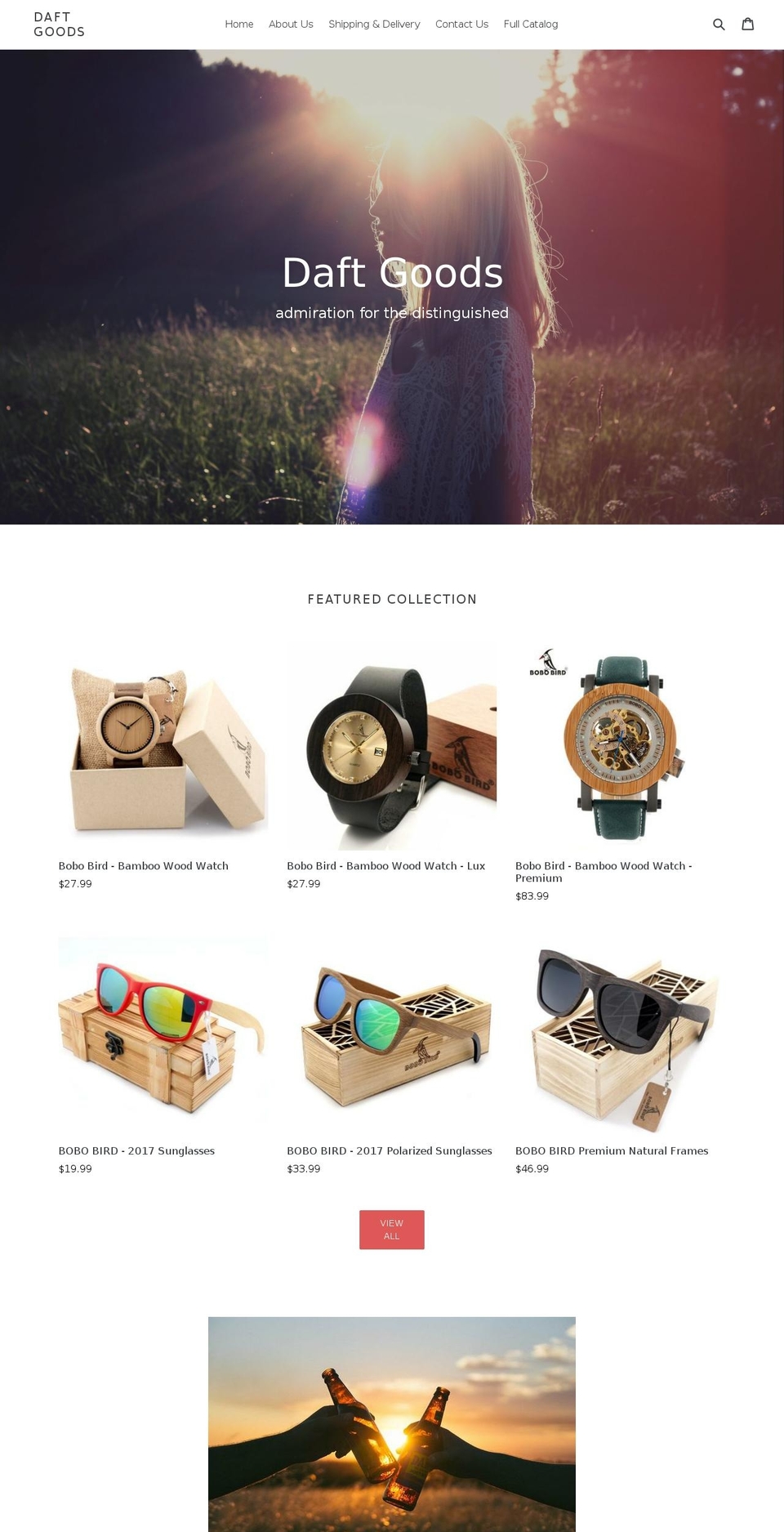daftgifts.com shopify website screenshot