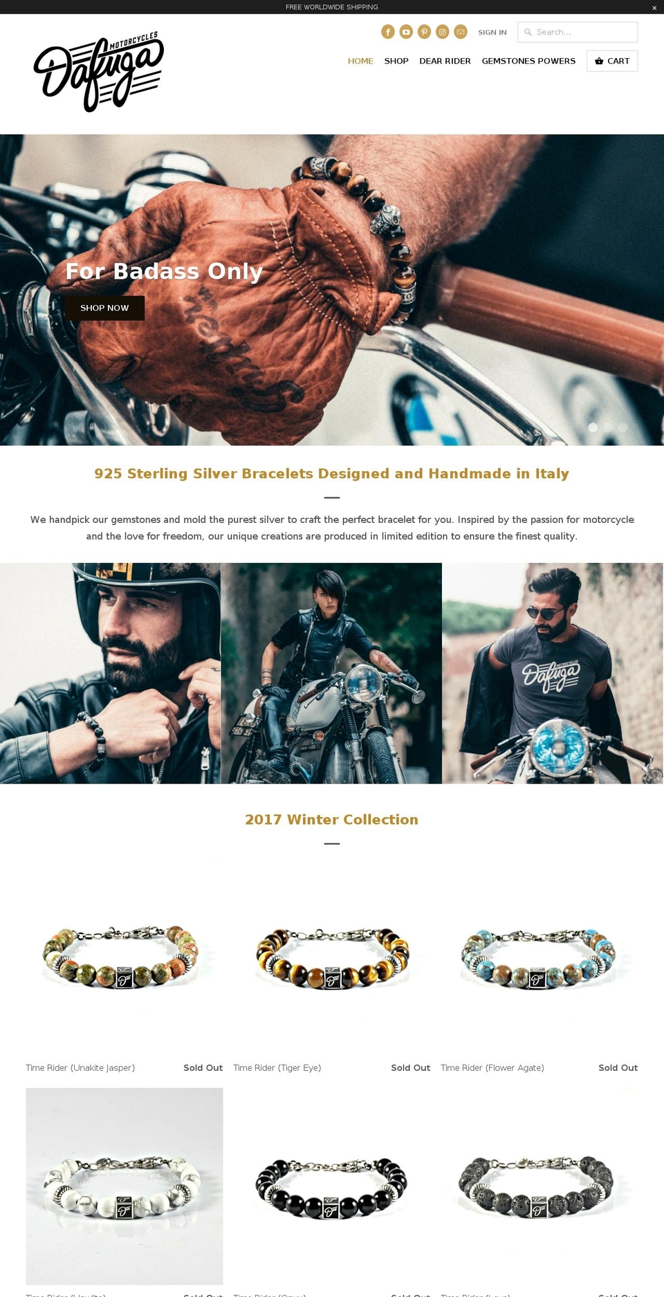 dafuga-motorcycles.com — Shopify storefront screenshot