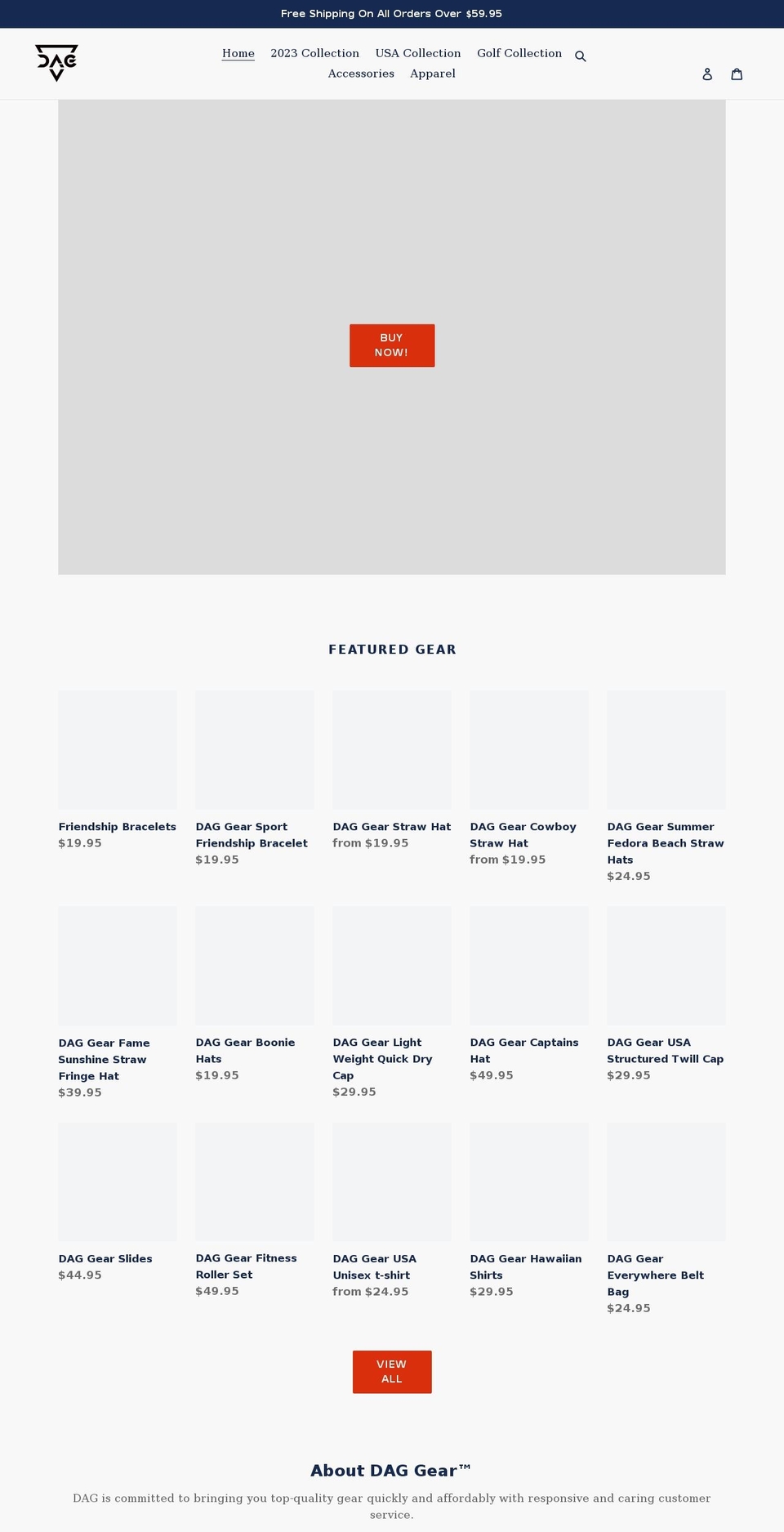 daggear.com shopify website screenshot