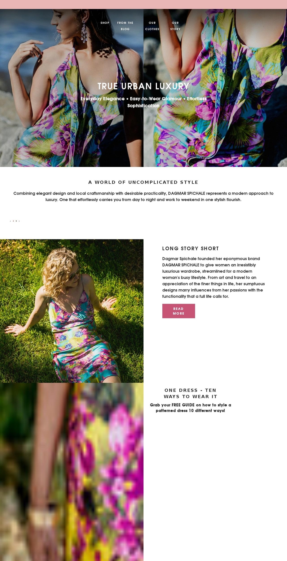 dagmarspichale.com shopify website screenshot
