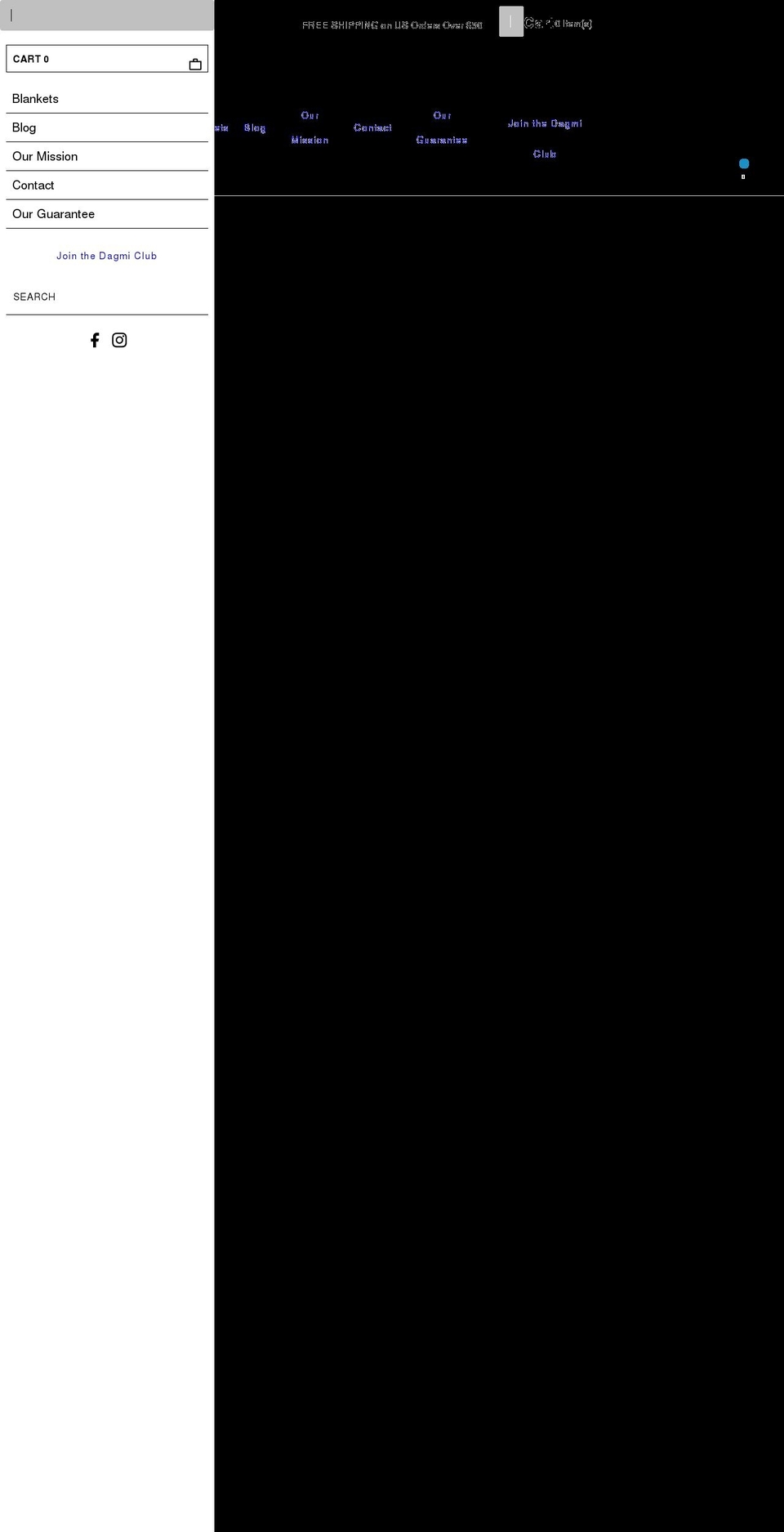 dagmioutdoors.com shopify website screenshot