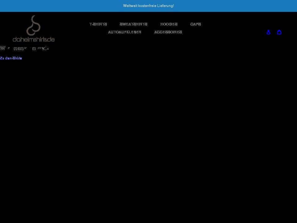 daheimshirts.de shopify website screenshot