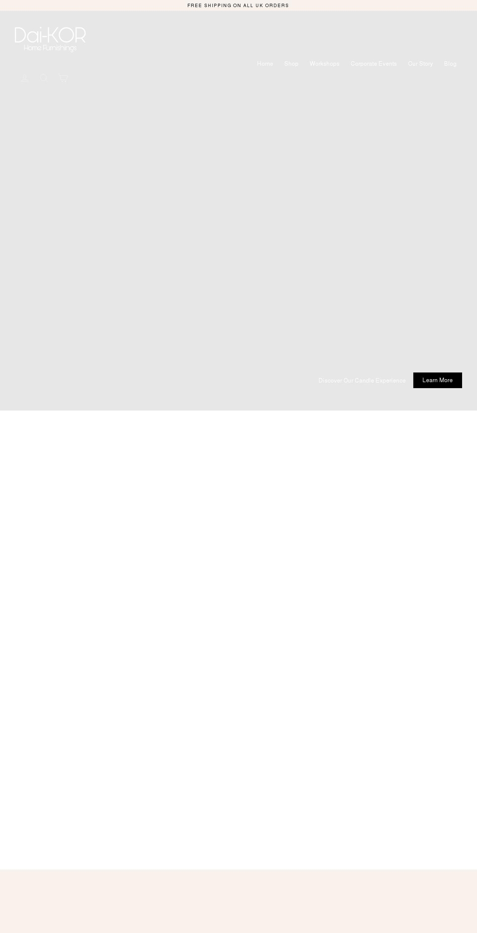 dai-kor.com shopify website screenshot