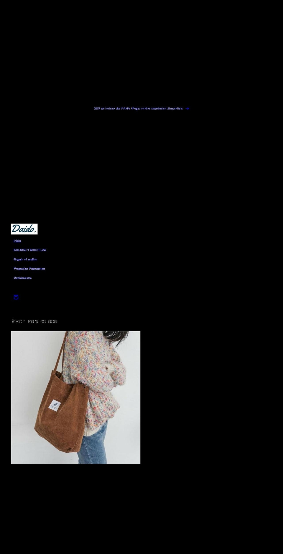 daidostore.com shopify website screenshot