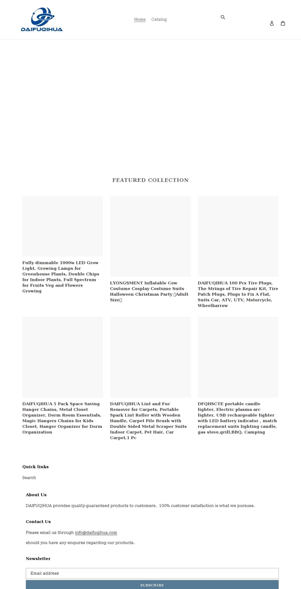 daifuqihua.com shopify website screenshot