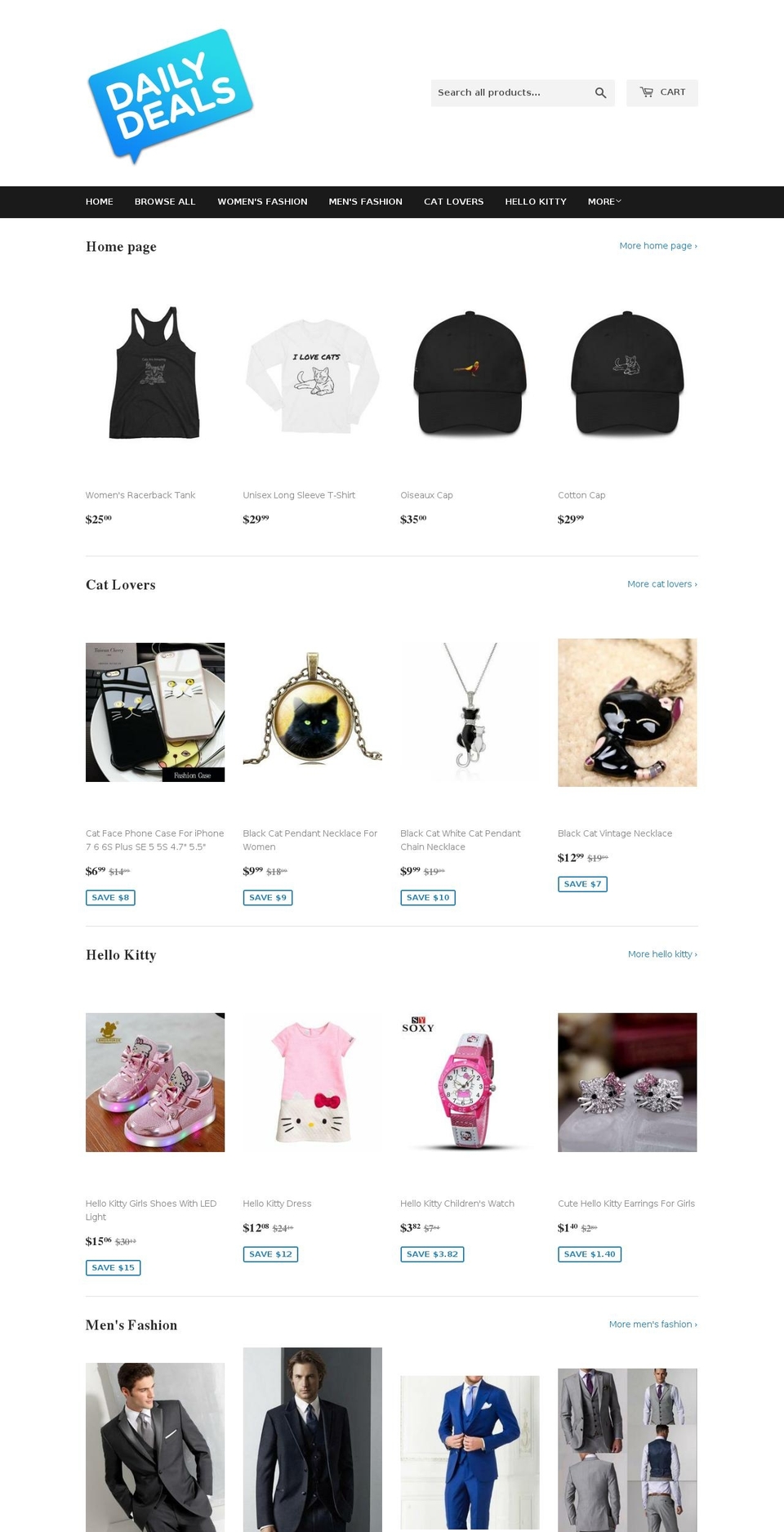 dailydealenterprise.com — Shopify storefront screenshot