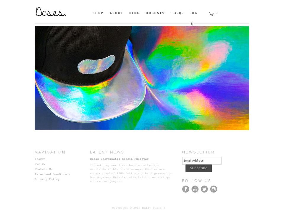 dailydos.es shopify website screenshot