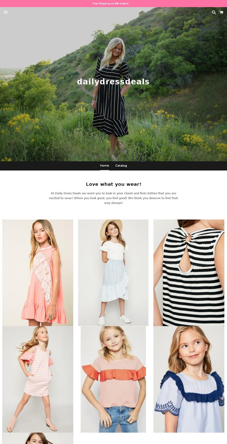 dailydressdeals.com — Shopify storefront screenshot