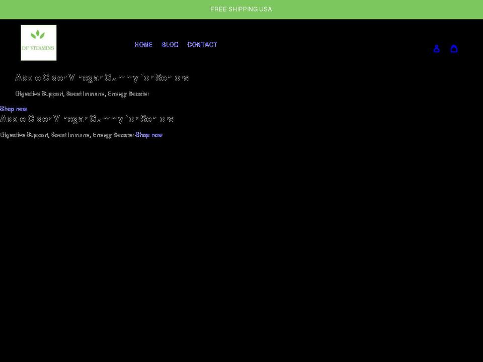 dailyfitvitamins.com shopify website screenshot