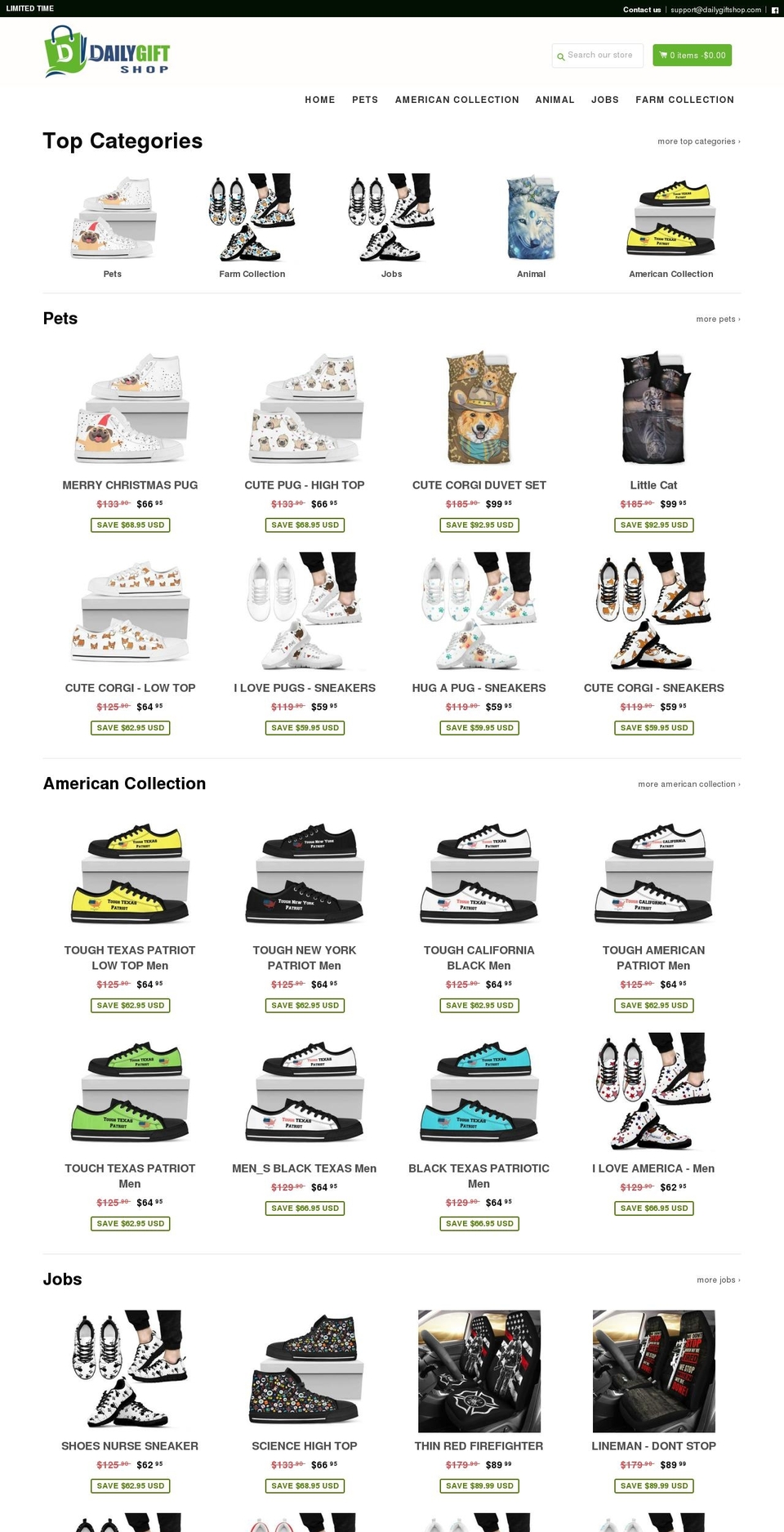 dailygiftshop.com — Shopify storefront screenshot