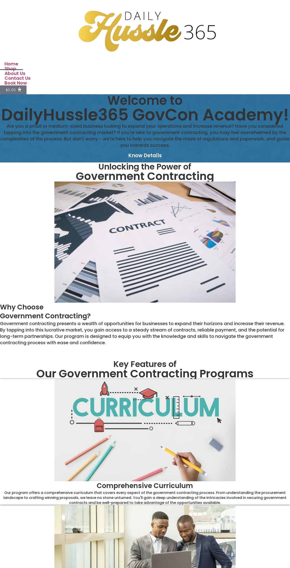 dailyhussle365.com shopify website screenshot