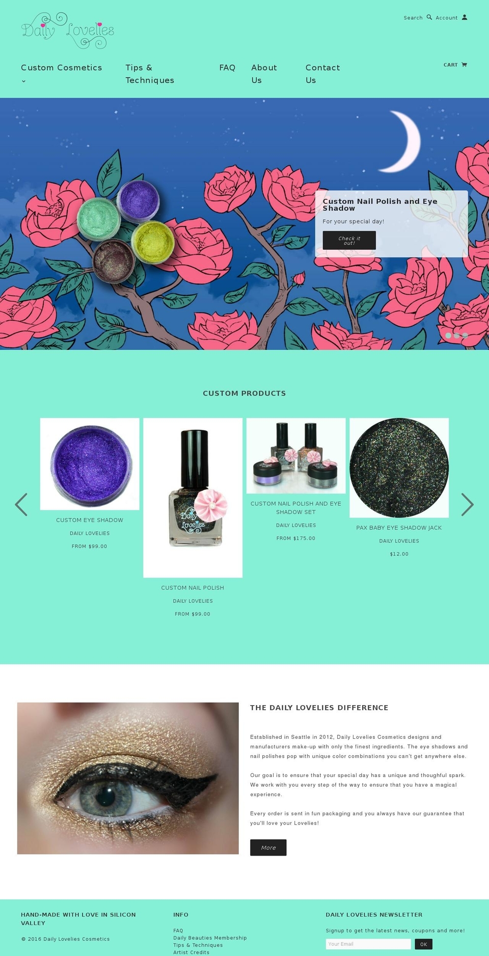 dailylovelies.com shopify website screenshot