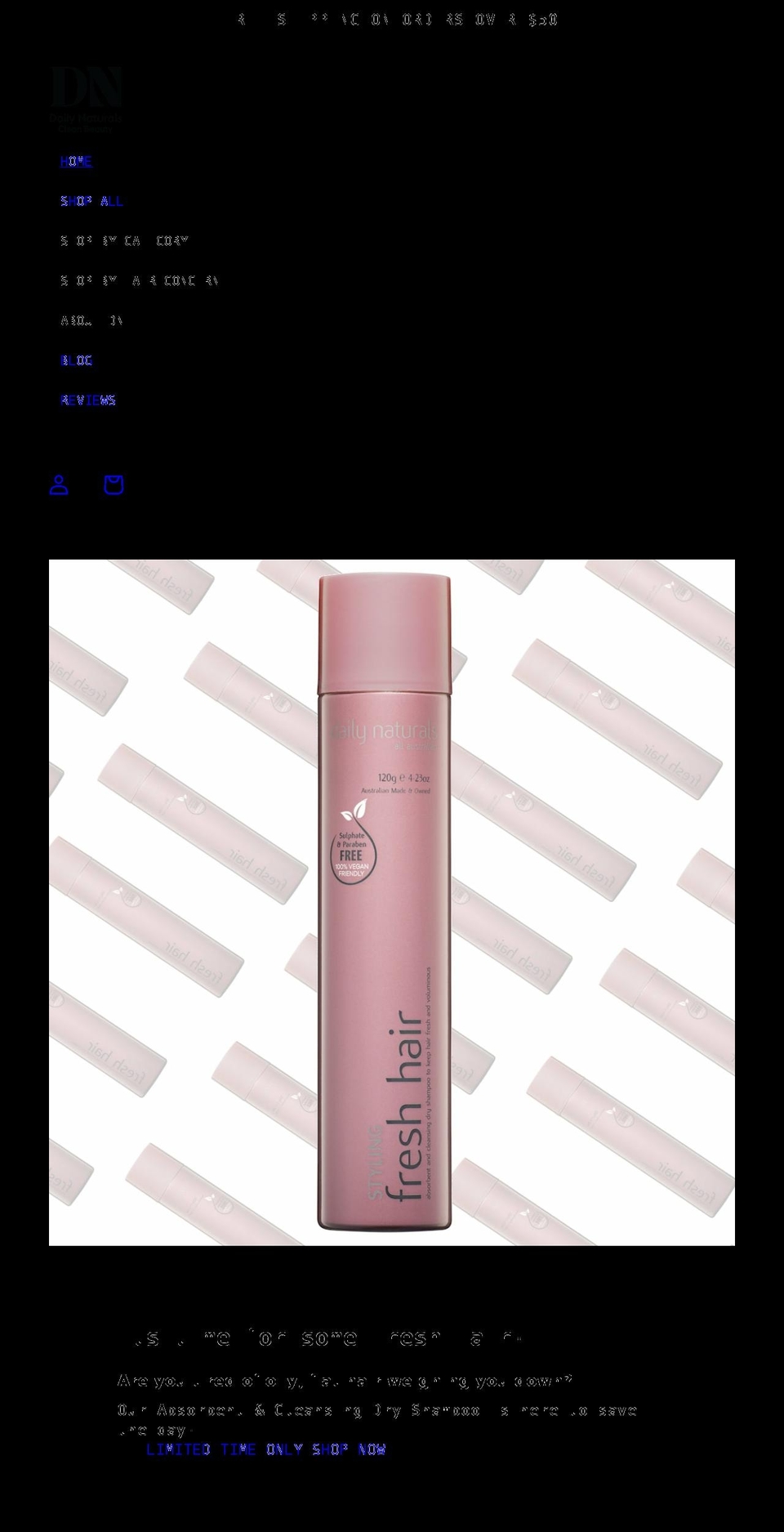 dailynaturals.com.au shopify website screenshot