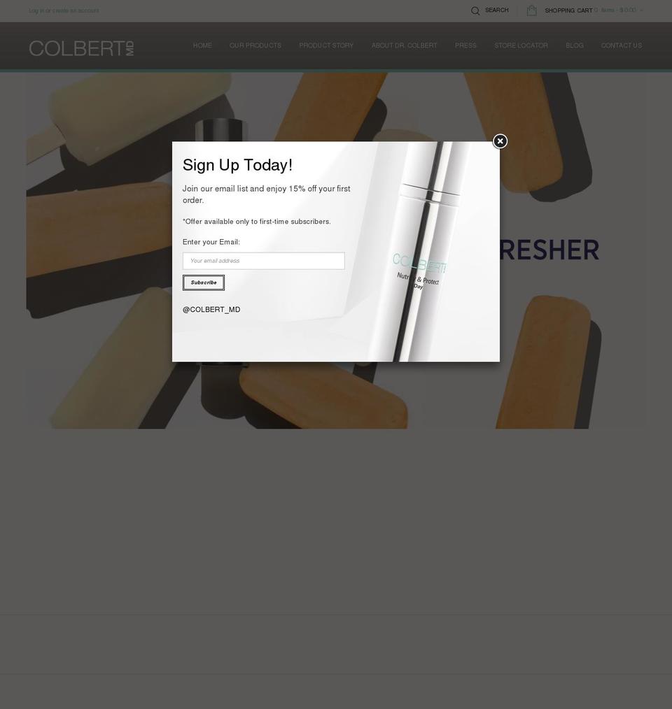 ColbertMDUSA Shopify theme site example dailynutritionforskin.com