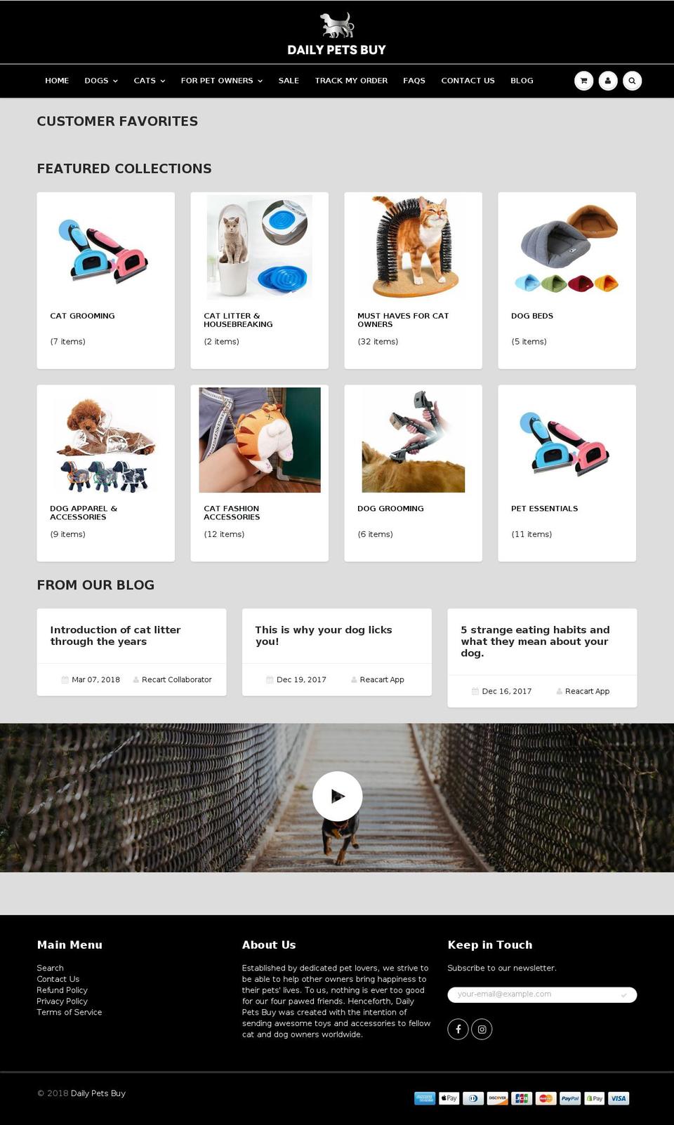 dailypetsbuy.com shopify website screenshot