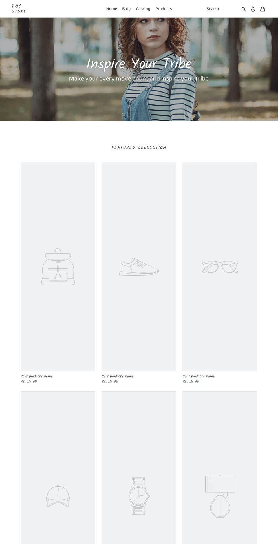 dailyquotescenter.com — Shopify storefront screenshot