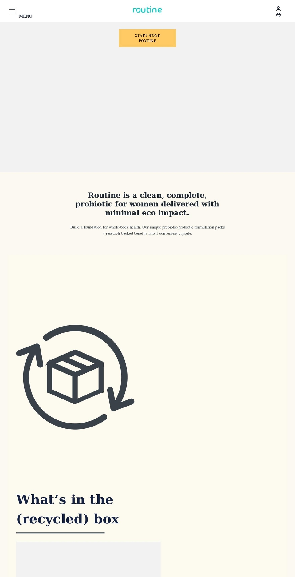 dailyroutine.co shopify website screenshot