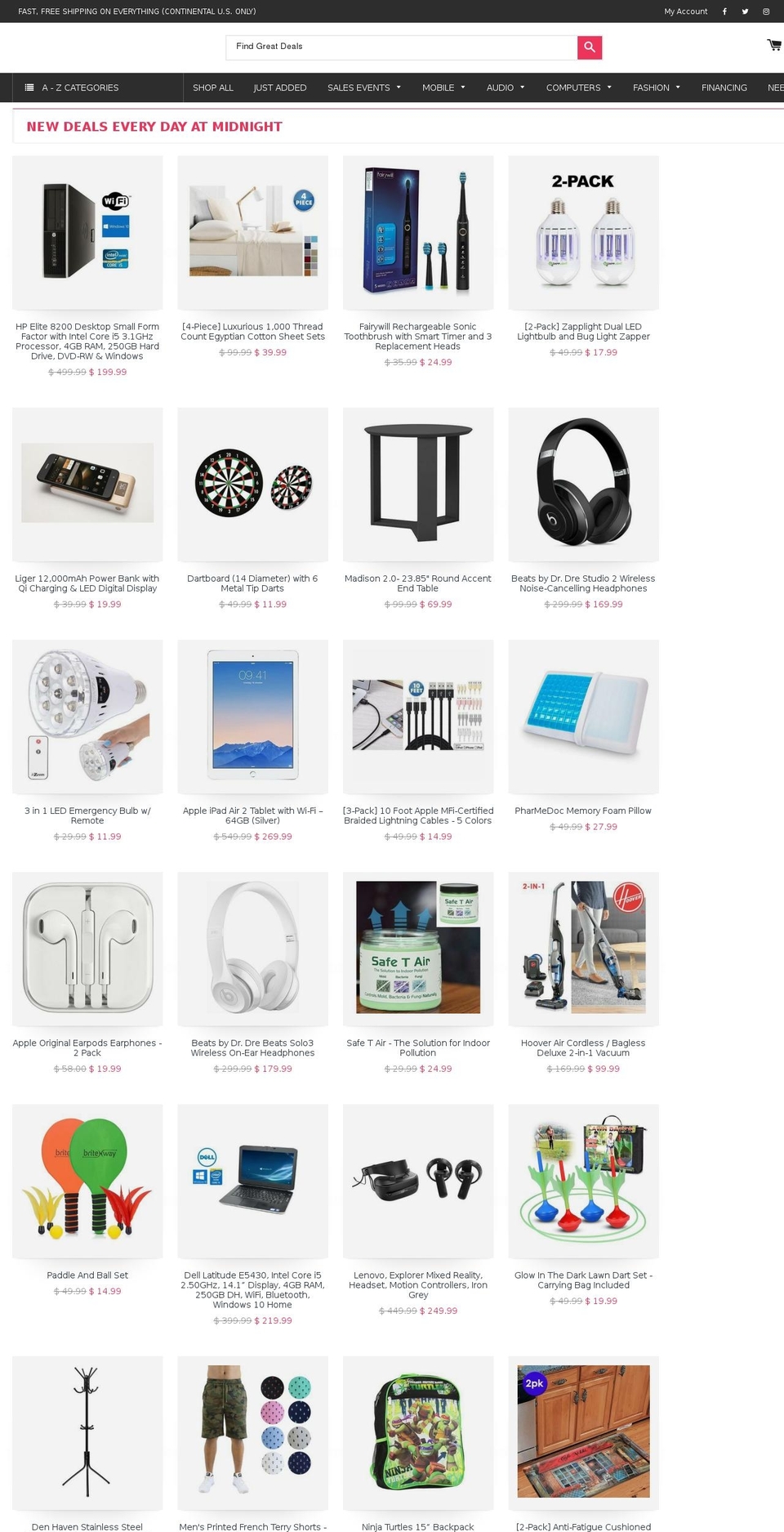 ds-theme Shopify theme site example dailystealz.com