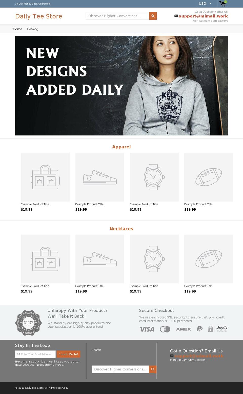 Merchant_Approve_v1.0 Shopify theme site example dailytee.net