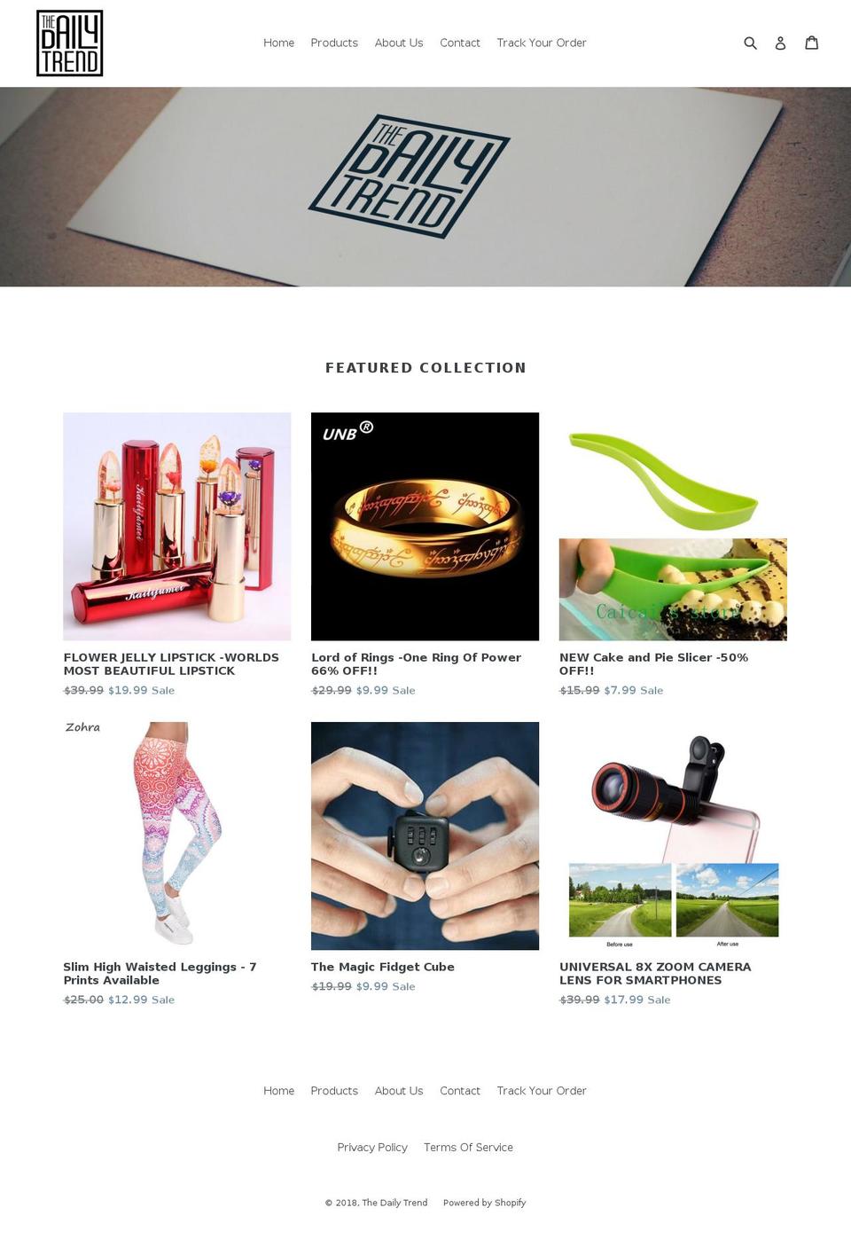 dailytrendstore.com — Shopify storefront screenshot