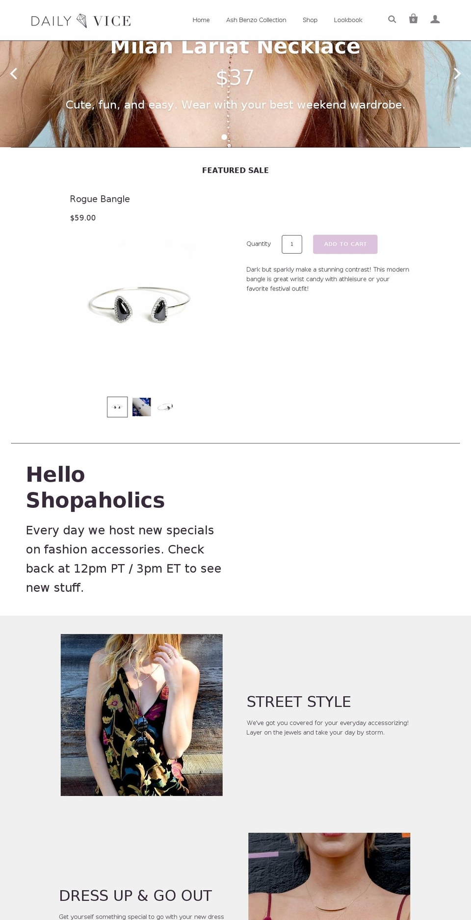 dailyviceapp.com shopify website screenshot