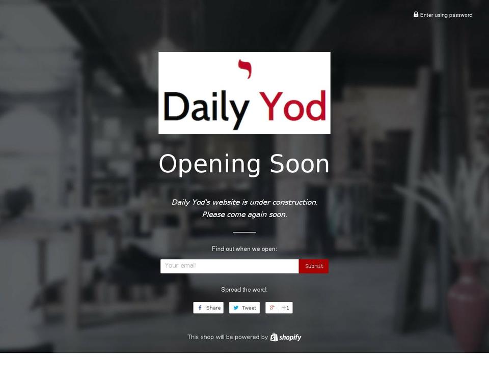 dailyyod.com — Shopify storefront screenshot