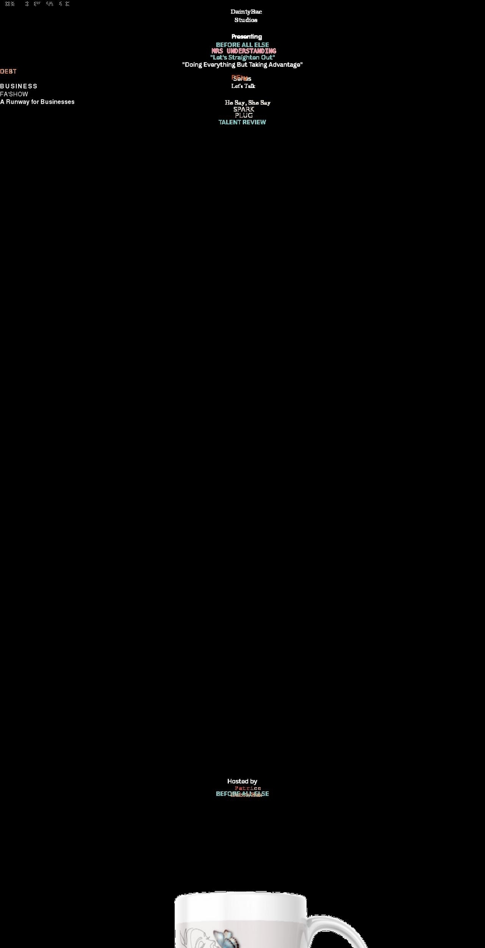 daintybae.com — Shopify storefront screenshot