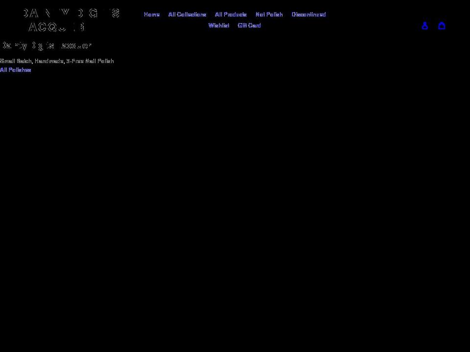 daintydigitslacquer.com shopify website screenshot