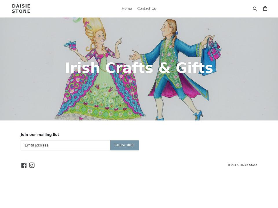 daisiestone.com shopify website screenshot