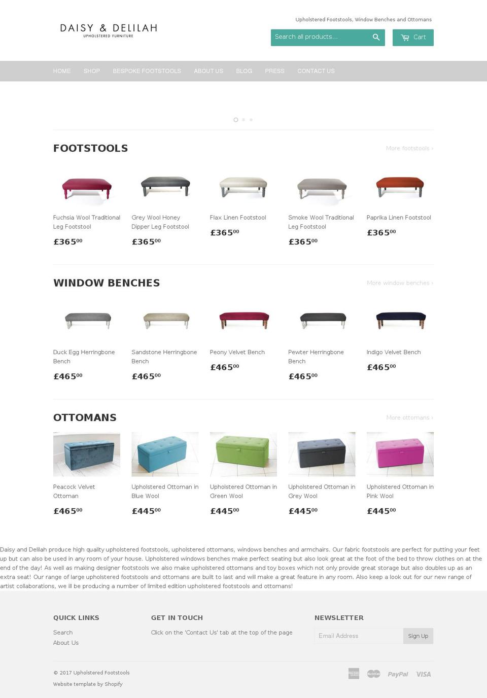 daisyanddelilah.com shopify website screenshot