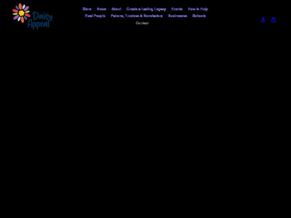 daisyappeal.org shopify website screenshot