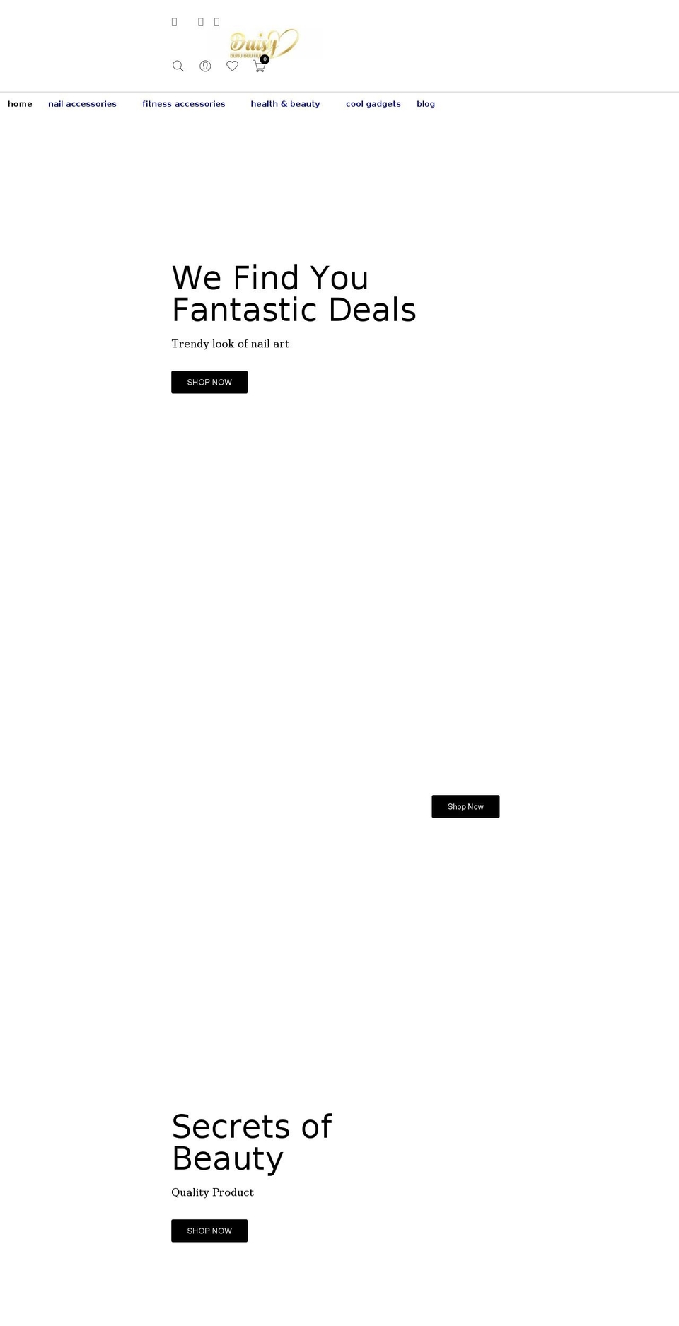 daisyboho.com shopify website screenshot