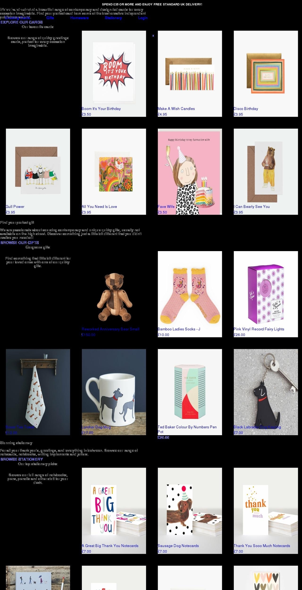 daisychaingiftcompany.com shopify website screenshot