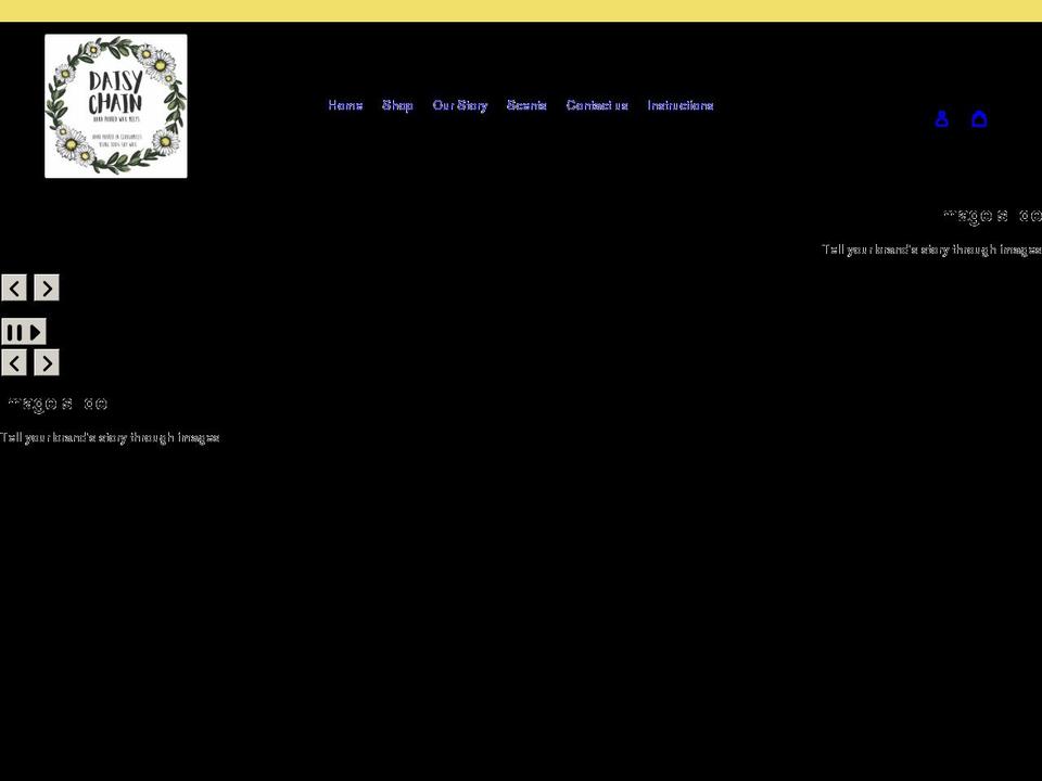 daisychainwaxmelts.com shopify website screenshot