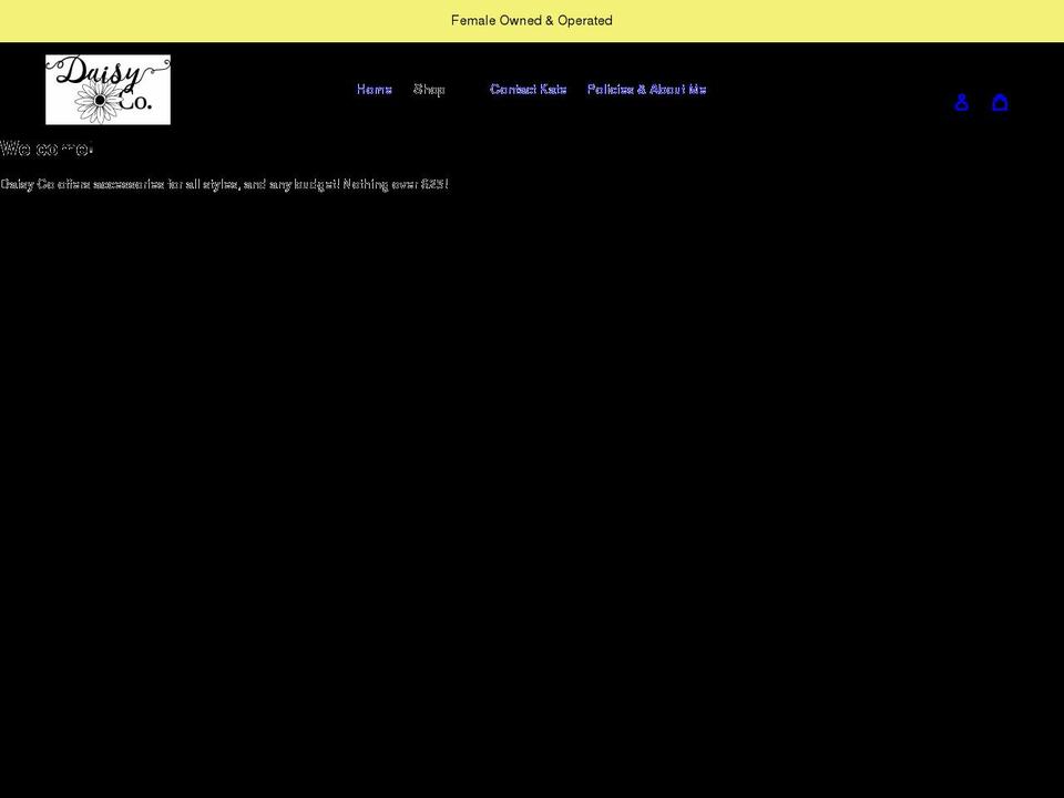 daisycobykatefowler.com shopify website screenshot