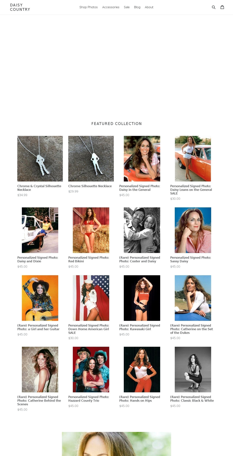 daisycountry.com shopify website screenshot