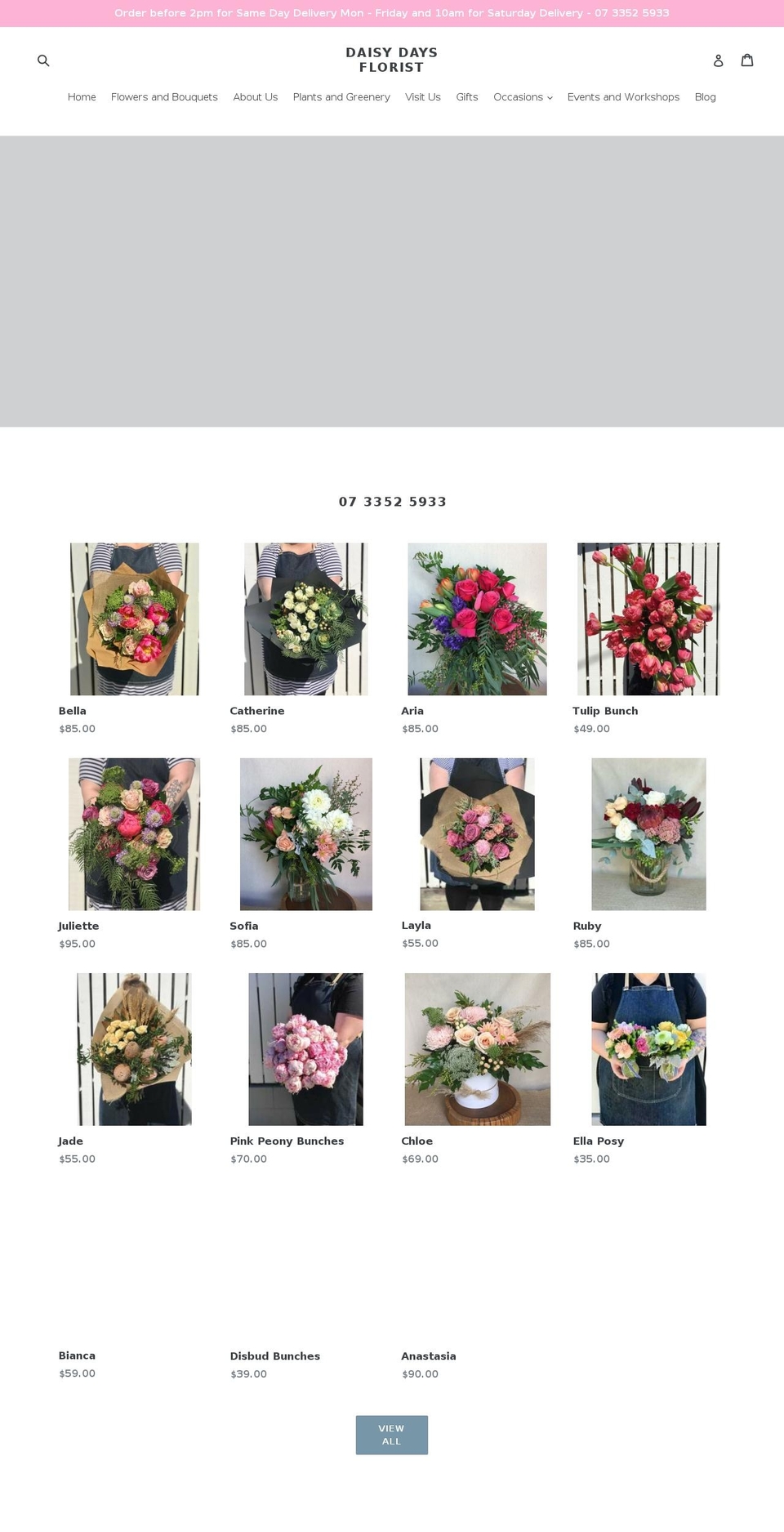 daisydays.com.au shopify website screenshot