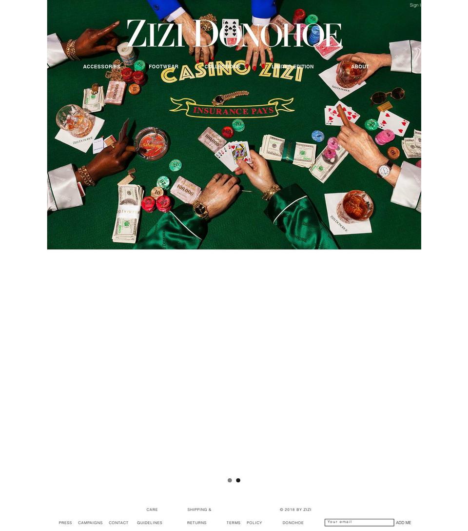 daisydonohoe.com — Shopify storefront screenshot